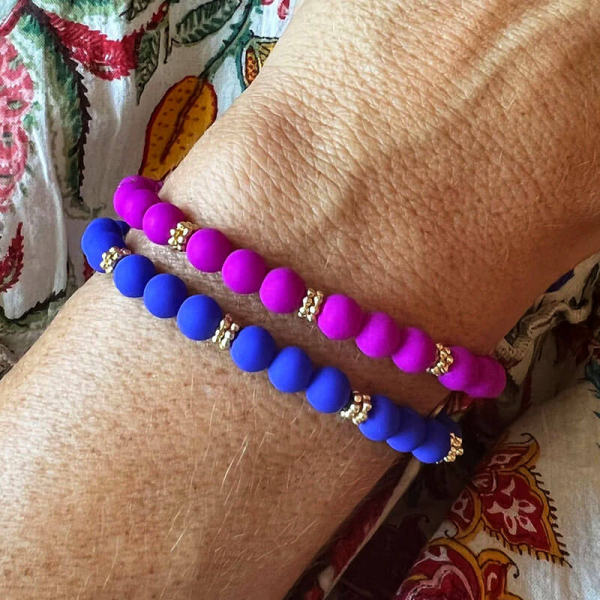 Super Gem Perlenarmband LITTLE fuchsia, style